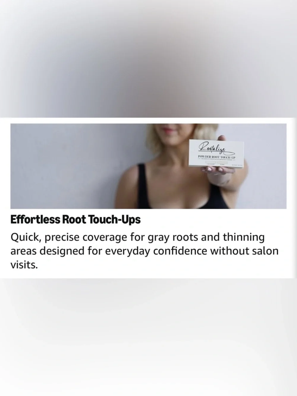 Rootalize - Black Root Touch Up Powder for Gray Hair - 2 Blendable Shades